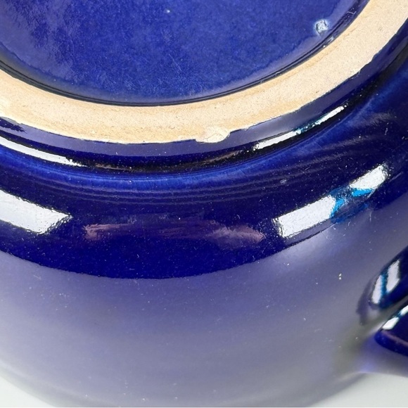 Vintage Gerz West Germany Pottery 
Blue Flat Cream Soup Cups - Picture 10 of 10